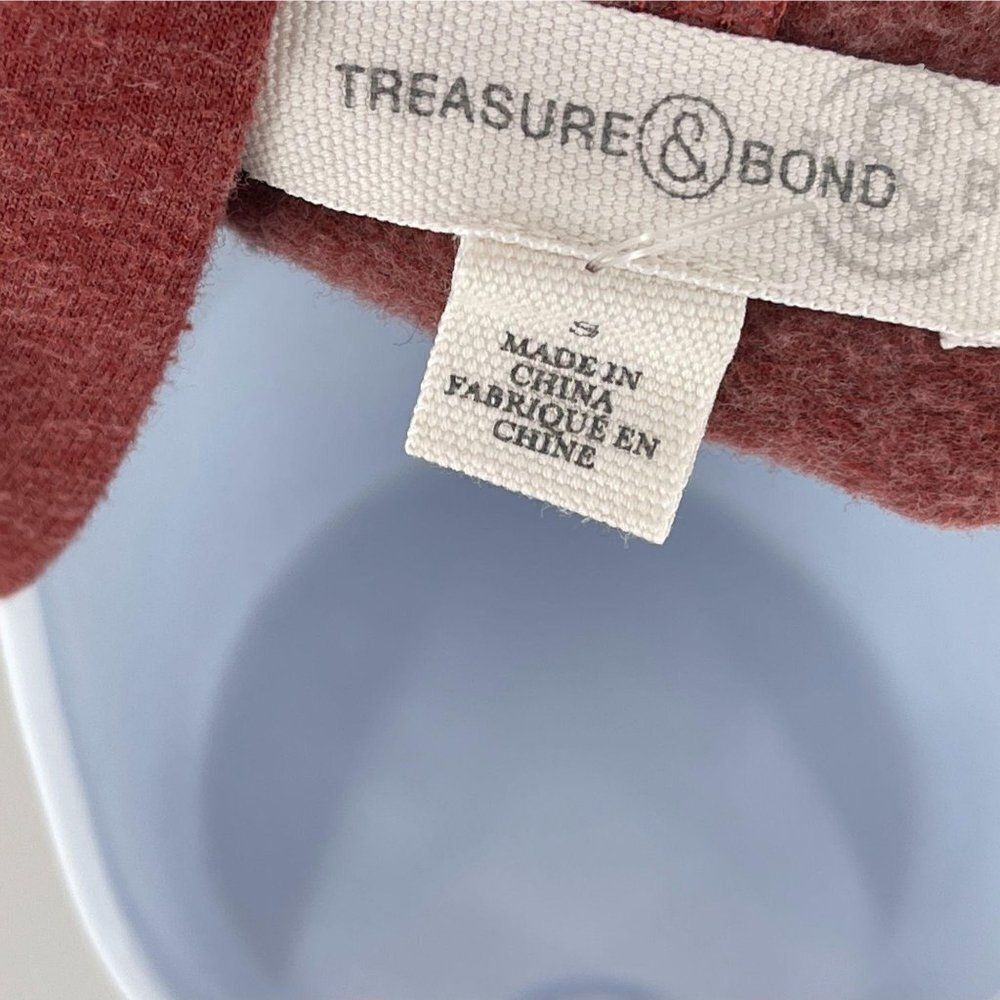 Treasure & Bond Red Long Sleeve Pullover Hoodie S - Picture 5 of 6